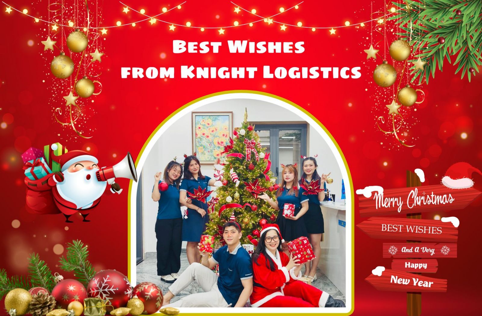 LỜI CHÚC GIÁNG SINH VÀ CHÀO NĂM MỚI 2025 TỪ KNIGHT LOGISTICS